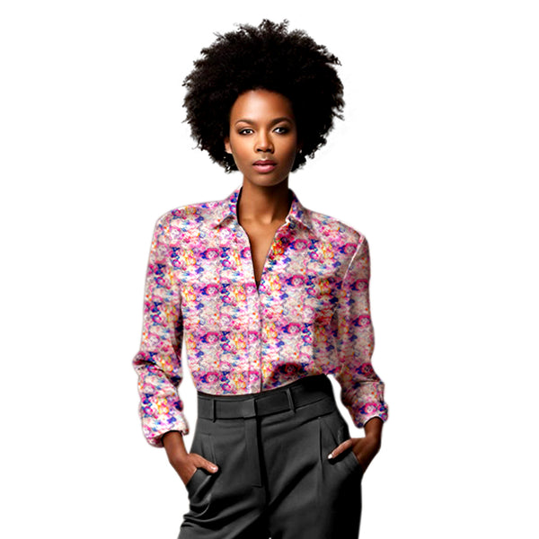 Women's Colorful Floral Luxury Shirt