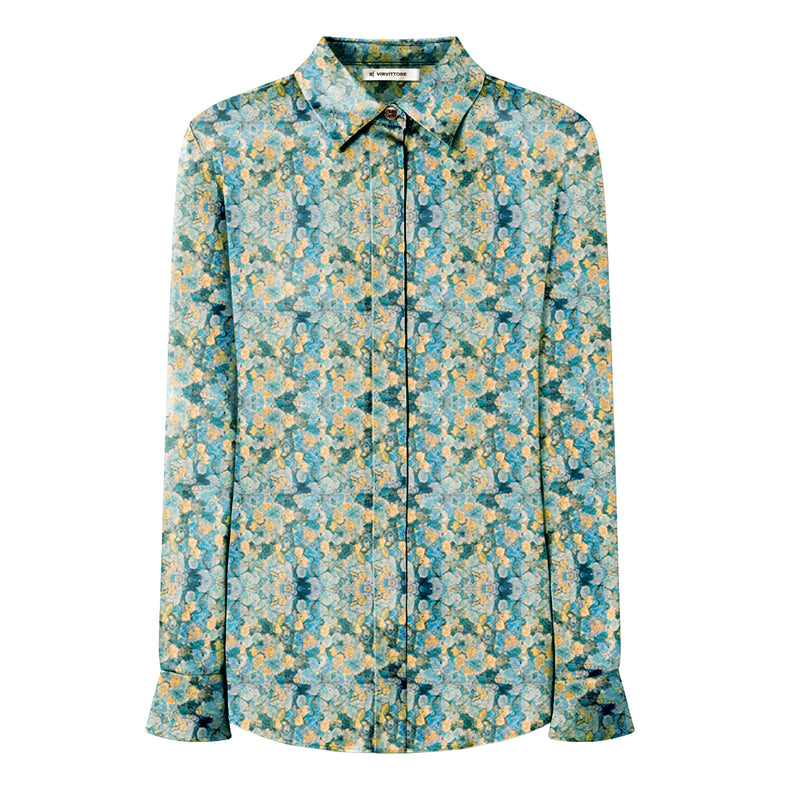 Women's Floral Patterned Luxury Shirt