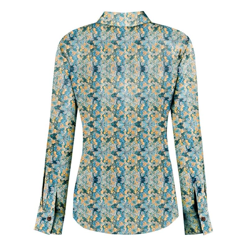 Women's Floral Patterned Luxury Shirt