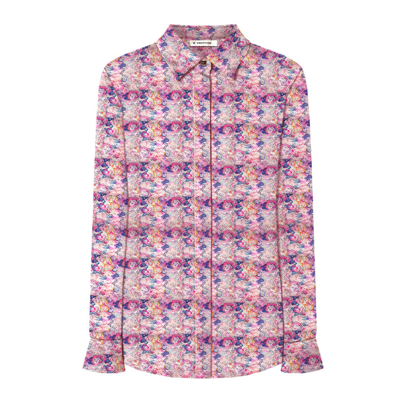 Women's Colorful Floral Luxury Shirt