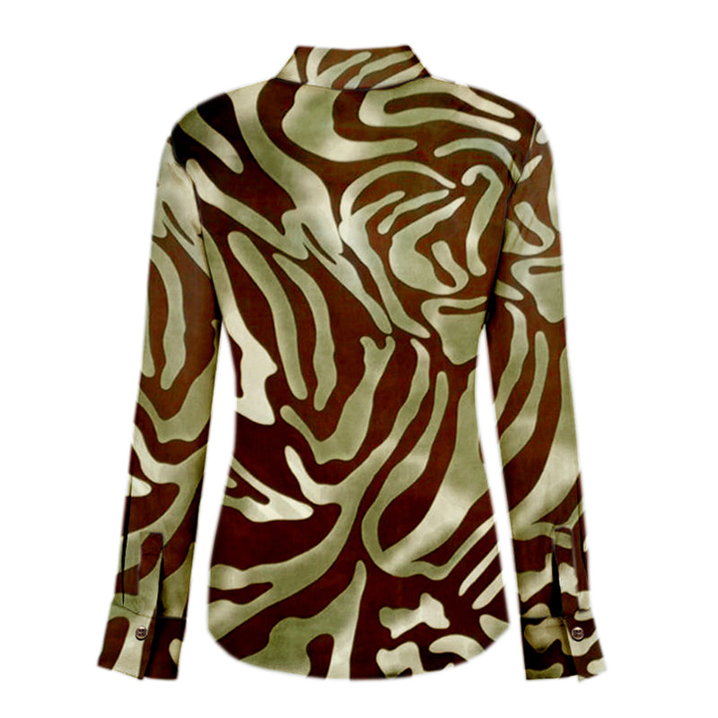 Women's Animal Print Luxury Shirt