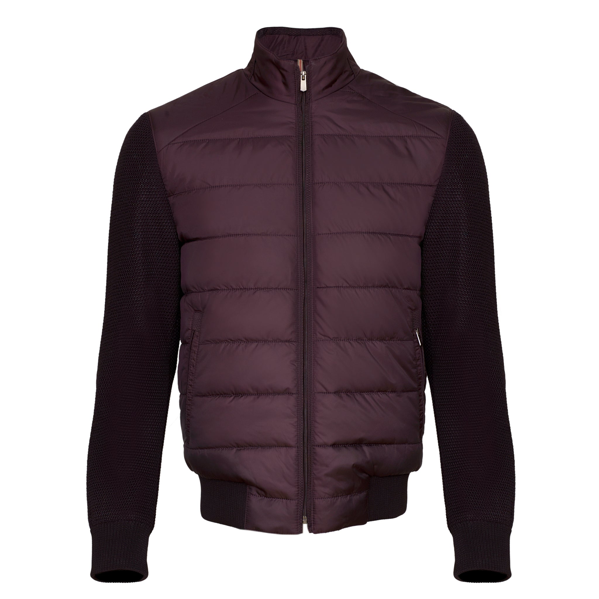 luxury mens maroon bomber jacket