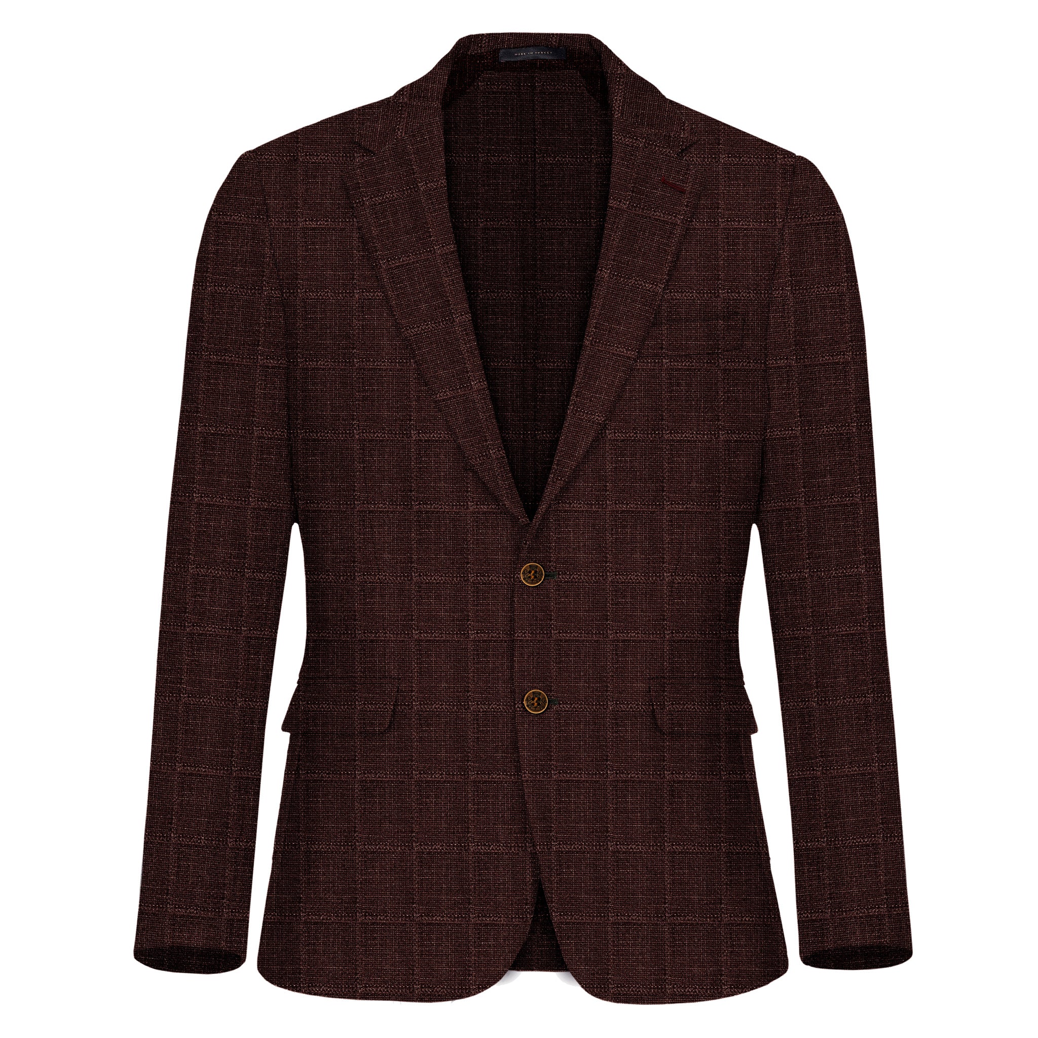 luxury mens bugundy blazer