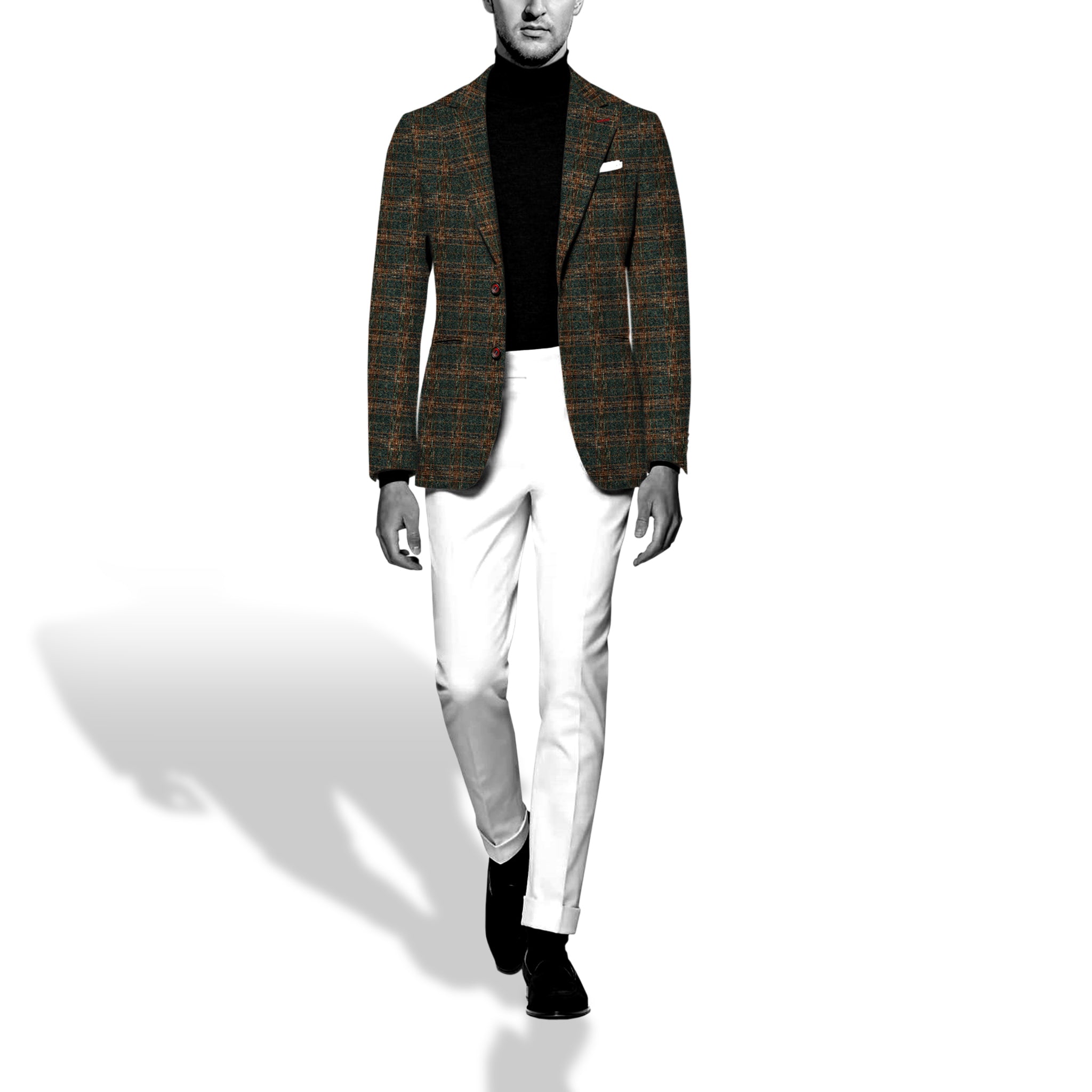 ABSTRACT NOTE - Luxury Men's Textured Blazer